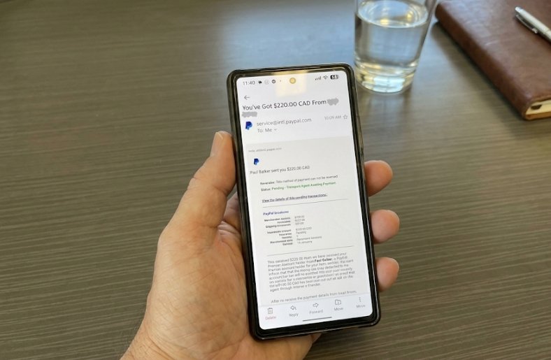 Paypal account security warnings